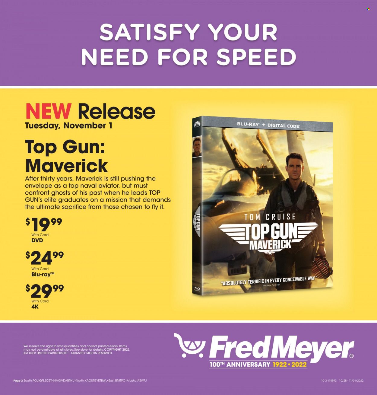Fred Meyer Weekly Ad Flyer Specials October 28 to November 1, 2022