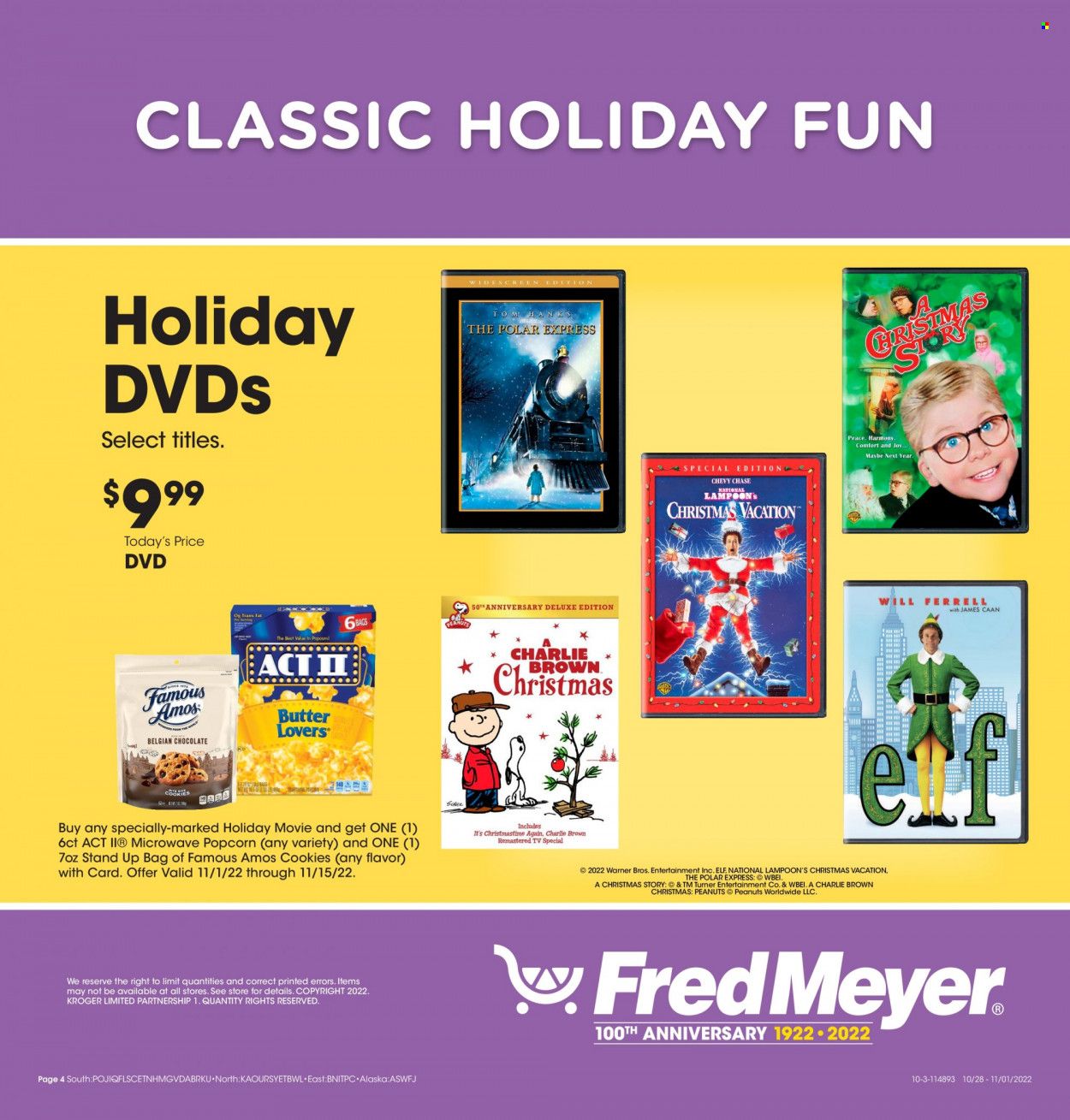 Fred Meyer Weekly Ad Flyer Specials October 28 to November 1, 2022