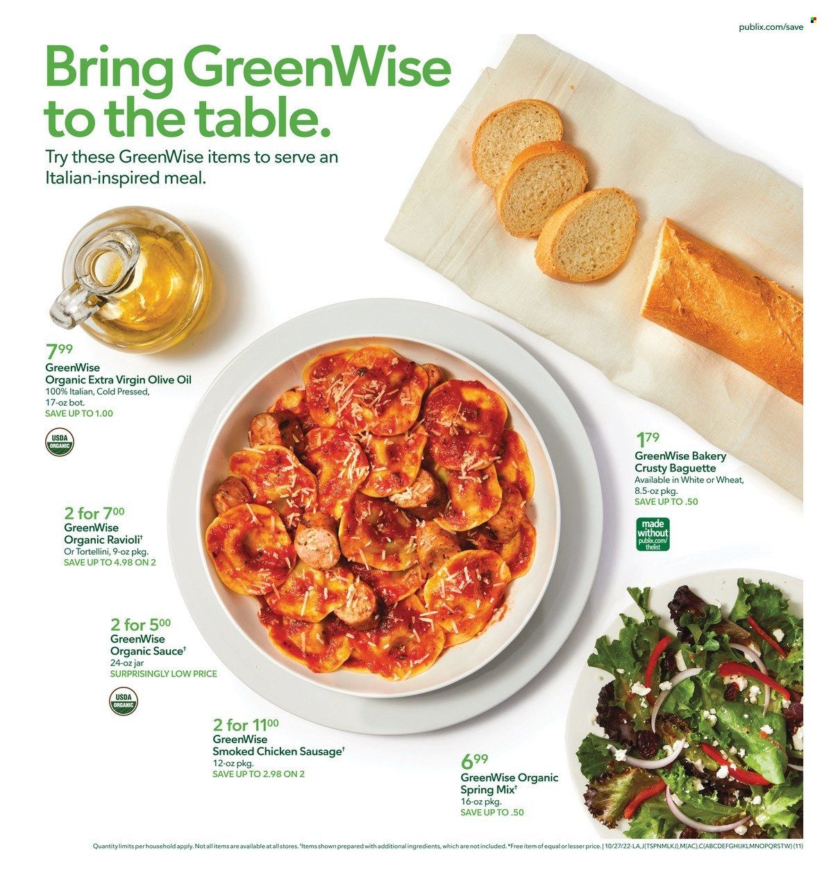 Publix (AL, FL, GA, NC, SC, TN) Weekly Ad Flyer Specials October 27 to November 2, 2022