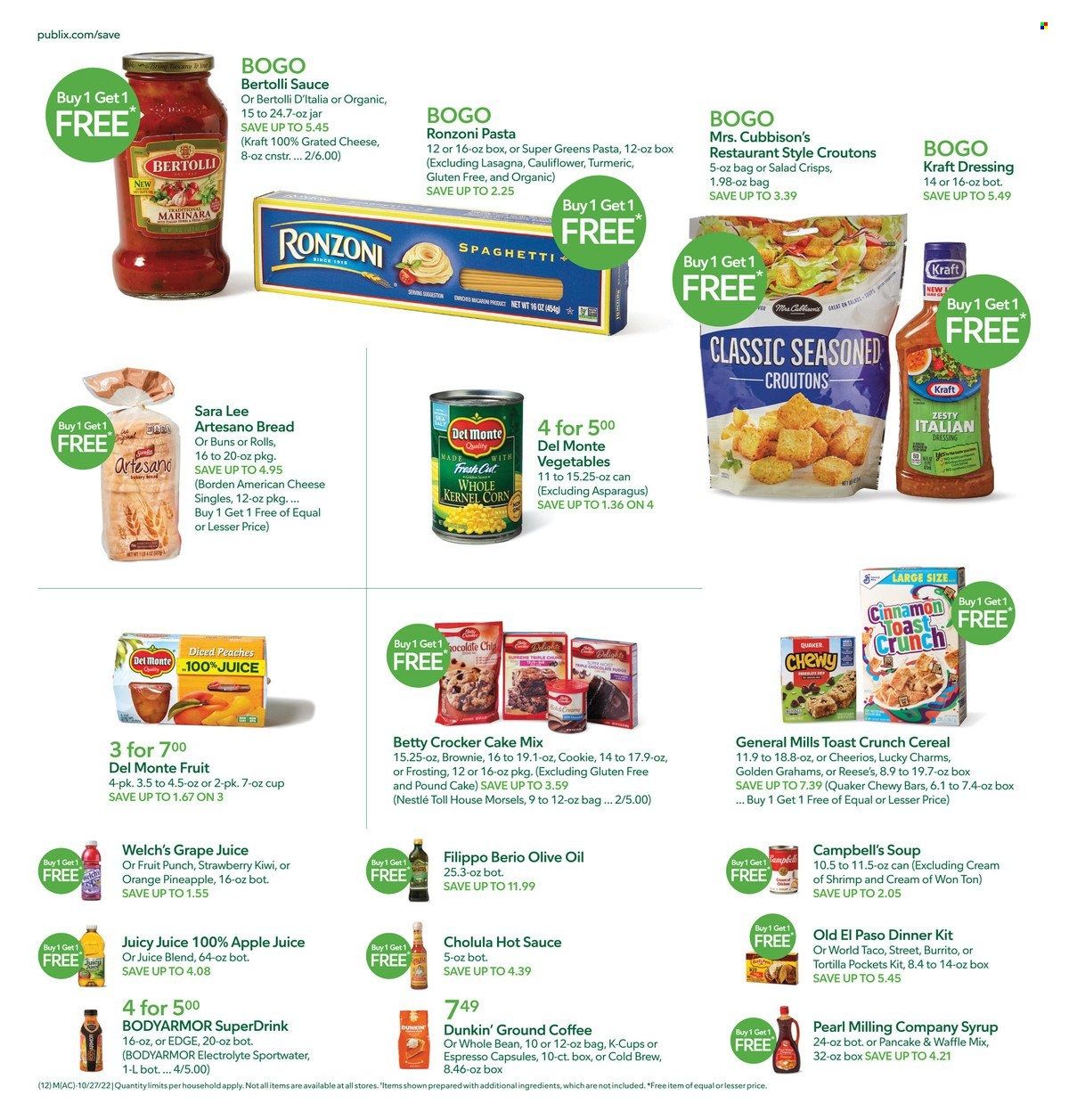 Publix (AL, FL, GA, NC, SC, TN) Weekly Ad Flyer Specials October 27 to November 2, 2022