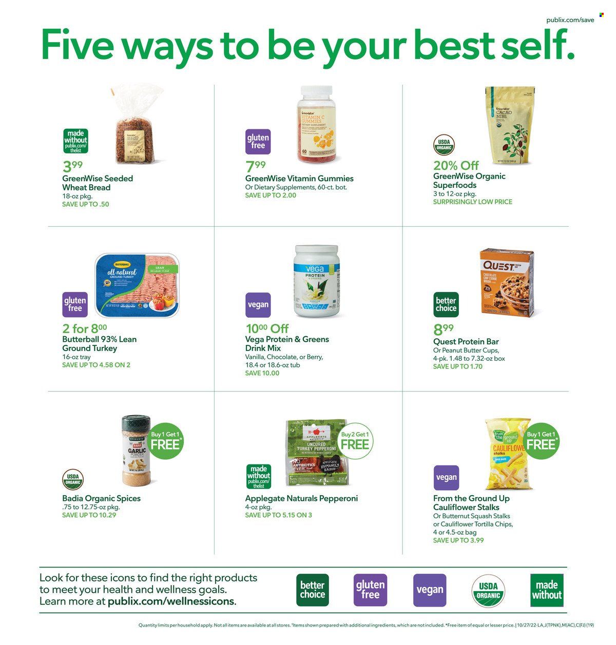 Publix (AL, FL, GA, NC, SC, TN) Weekly Ad Flyer Specials October 27 to November 2, 2022
