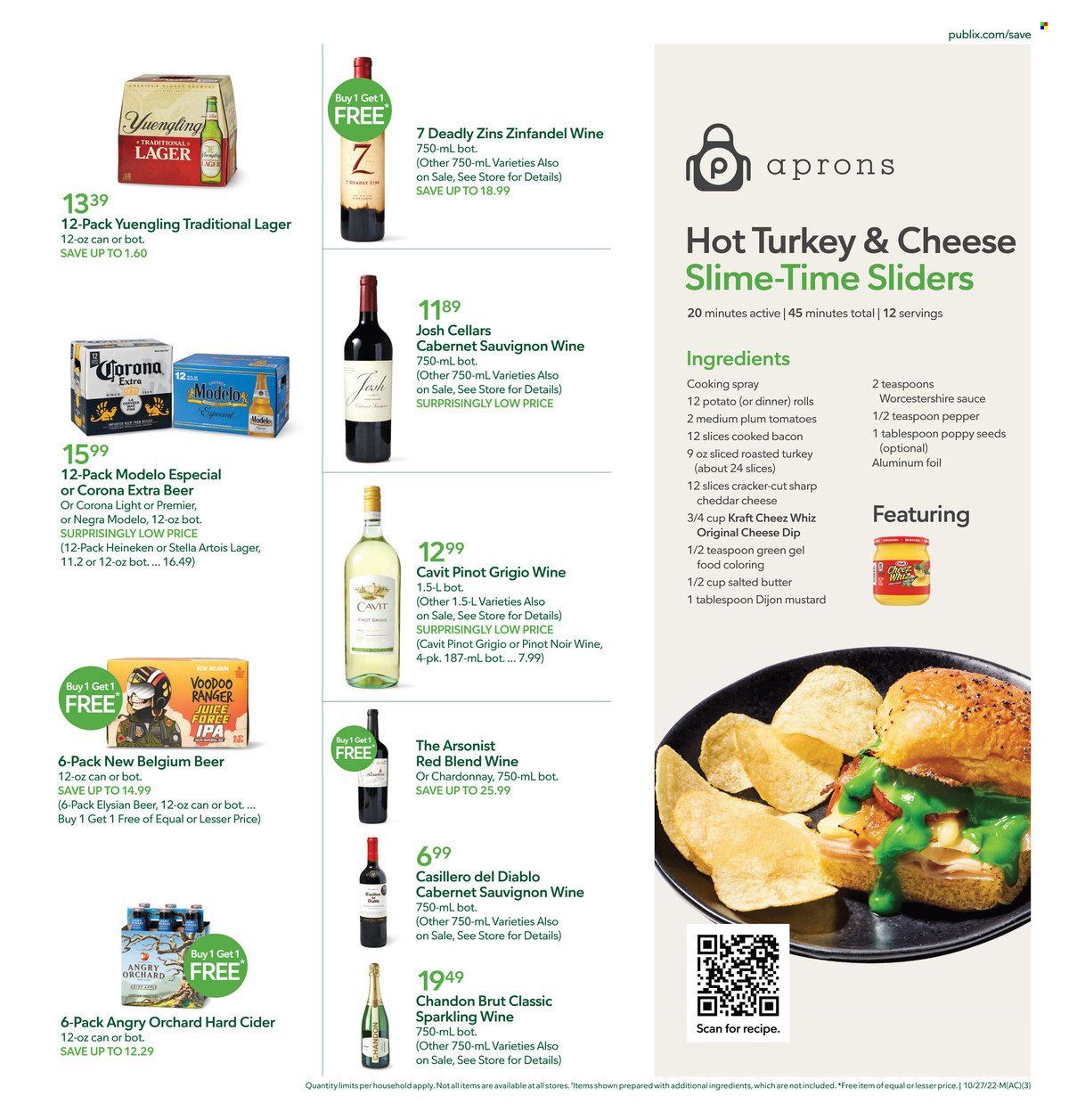 Publix (AL, FL, GA, NC, SC, TN) Weekly Ad Flyer Specials October 27 to November 2, 2022