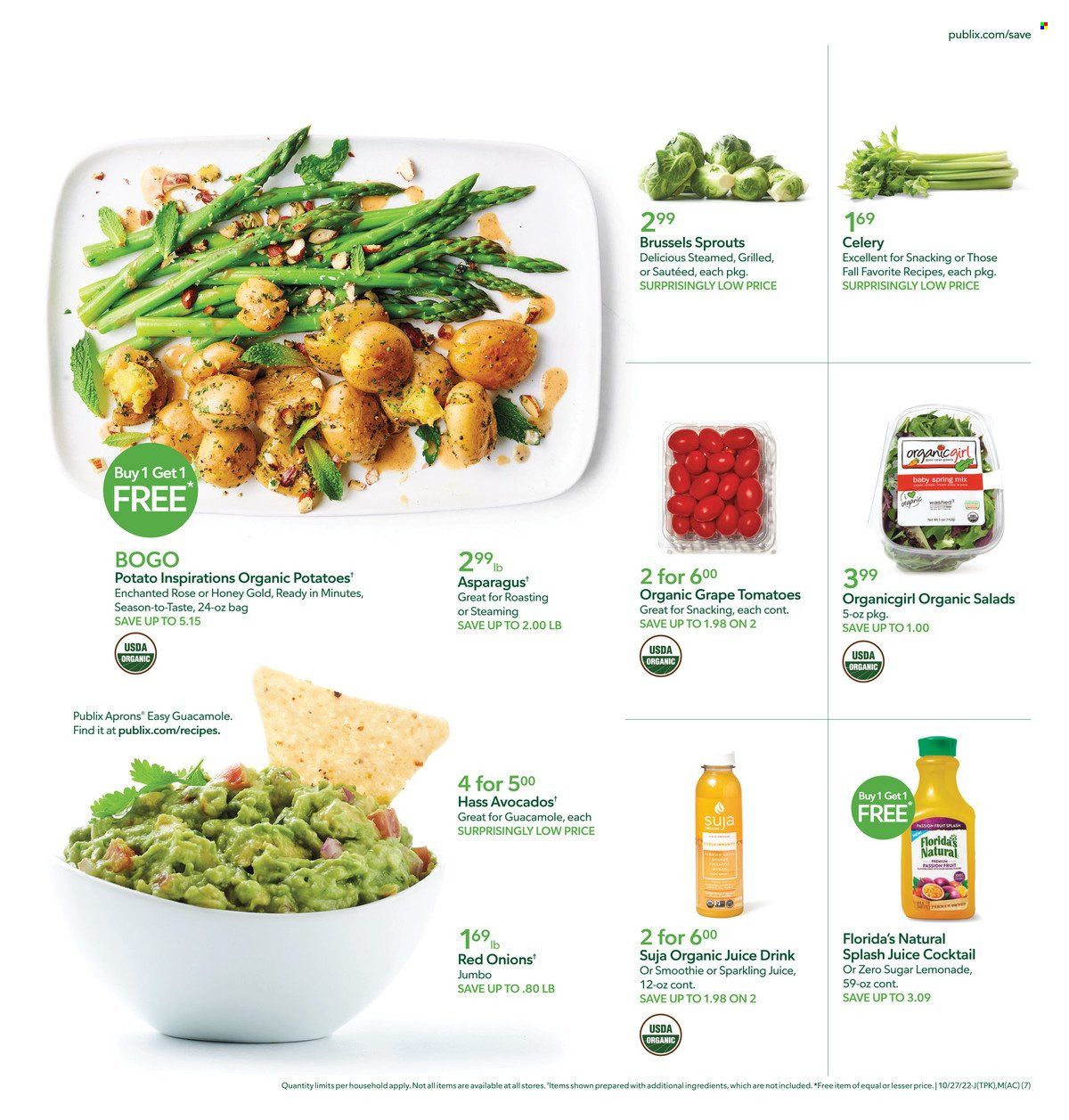 Publix (AL, FL, GA, NC, SC, TN) Weekly Ad Flyer Specials October 27 to November 2, 2022