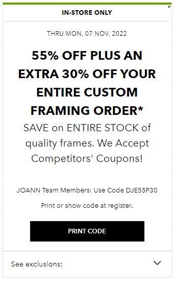 JOANN Weekly Ad Flyer Specials November 7 to November 7, 2022
