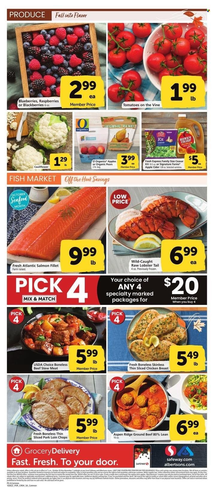Safeway (OR) Weekly Ad Flyer Specials October 26 to November 1, 2022