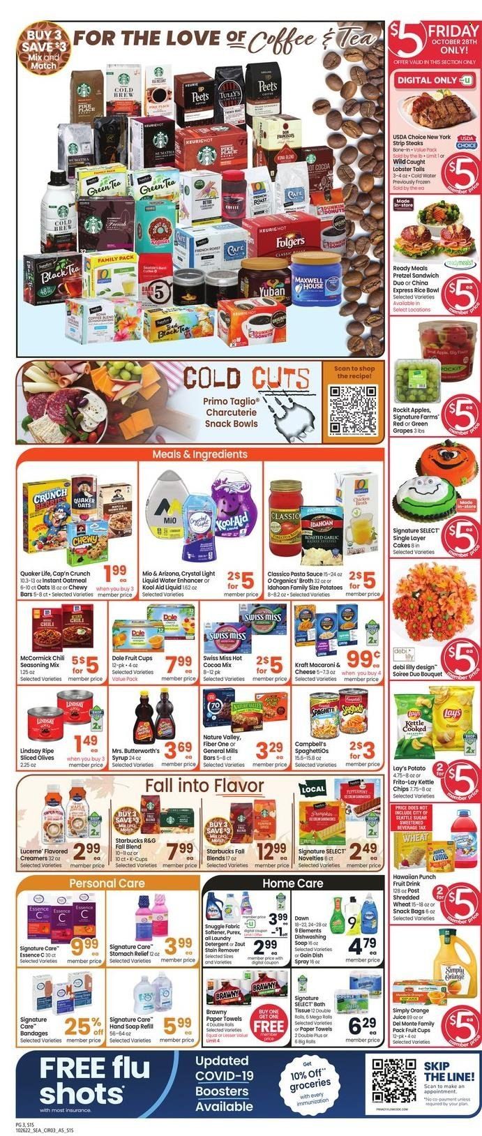 Safeway (WA) Weekly Ad Flyer Specials October 26 to November 1, 2022
