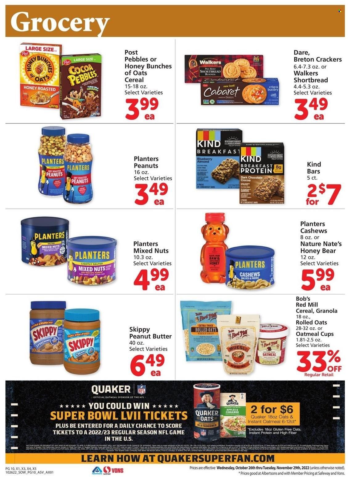 Safeway (AZ, CO, ID, MT, NE, NM) Weekly Ad Flyer Specials October 26 to November 29, 2022