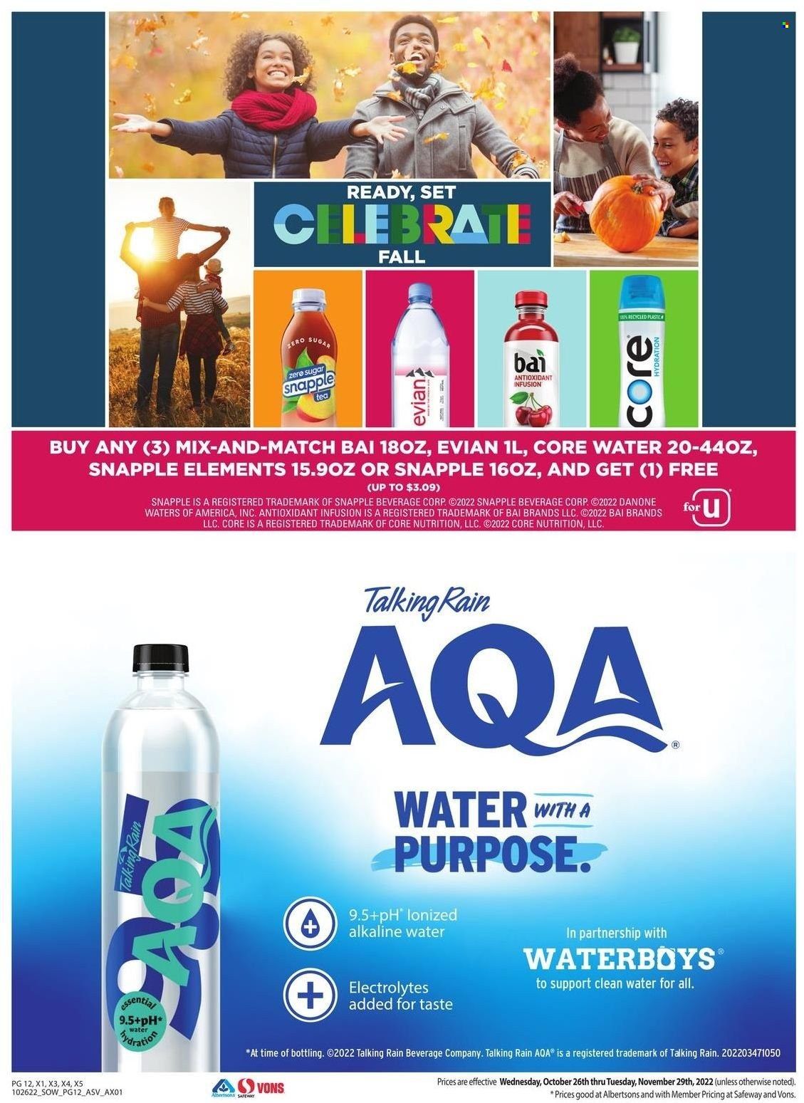 Safeway (AZ, CO, ID, MT, NE, NM) Weekly Ad Flyer Specials October 26 to November 29, 2022