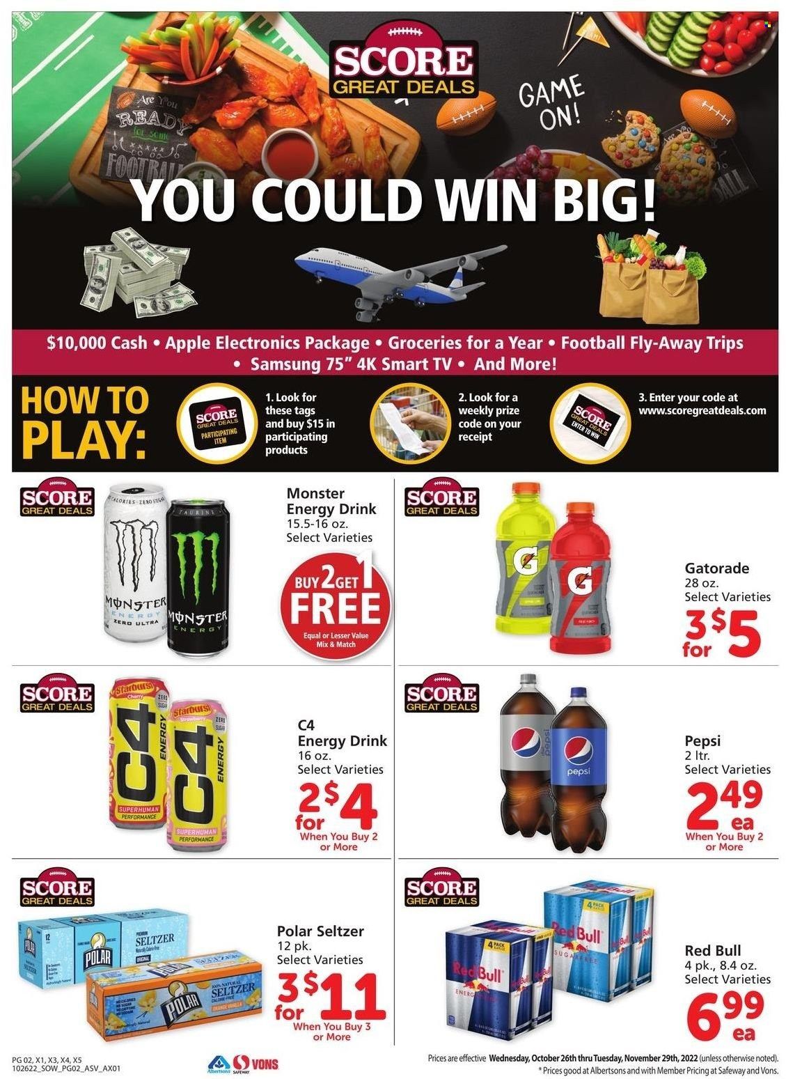 Safeway (AZ, CO, ID, MT, NE, NM) Weekly Ad Flyer Specials October 26 to November 29, 2022