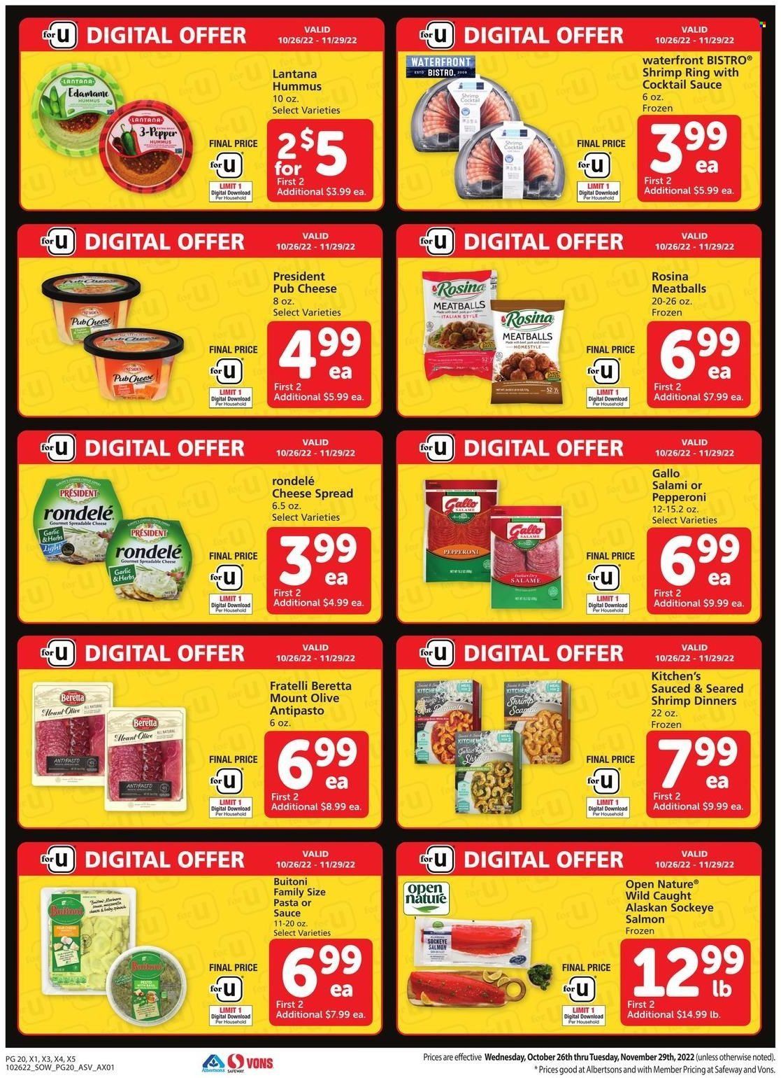 Safeway (AZ, CO, ID, MT, NE, NM) Weekly Ad Flyer Specials October 26 to November 29, 2022