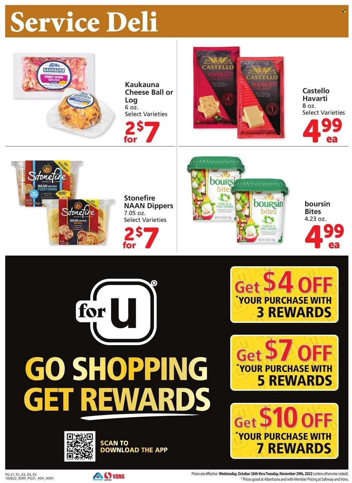 Safeway (AZ, CO, ID, MT, NE, NM) Weekly Ad Flyer Specials October 26 to November 29, 2022