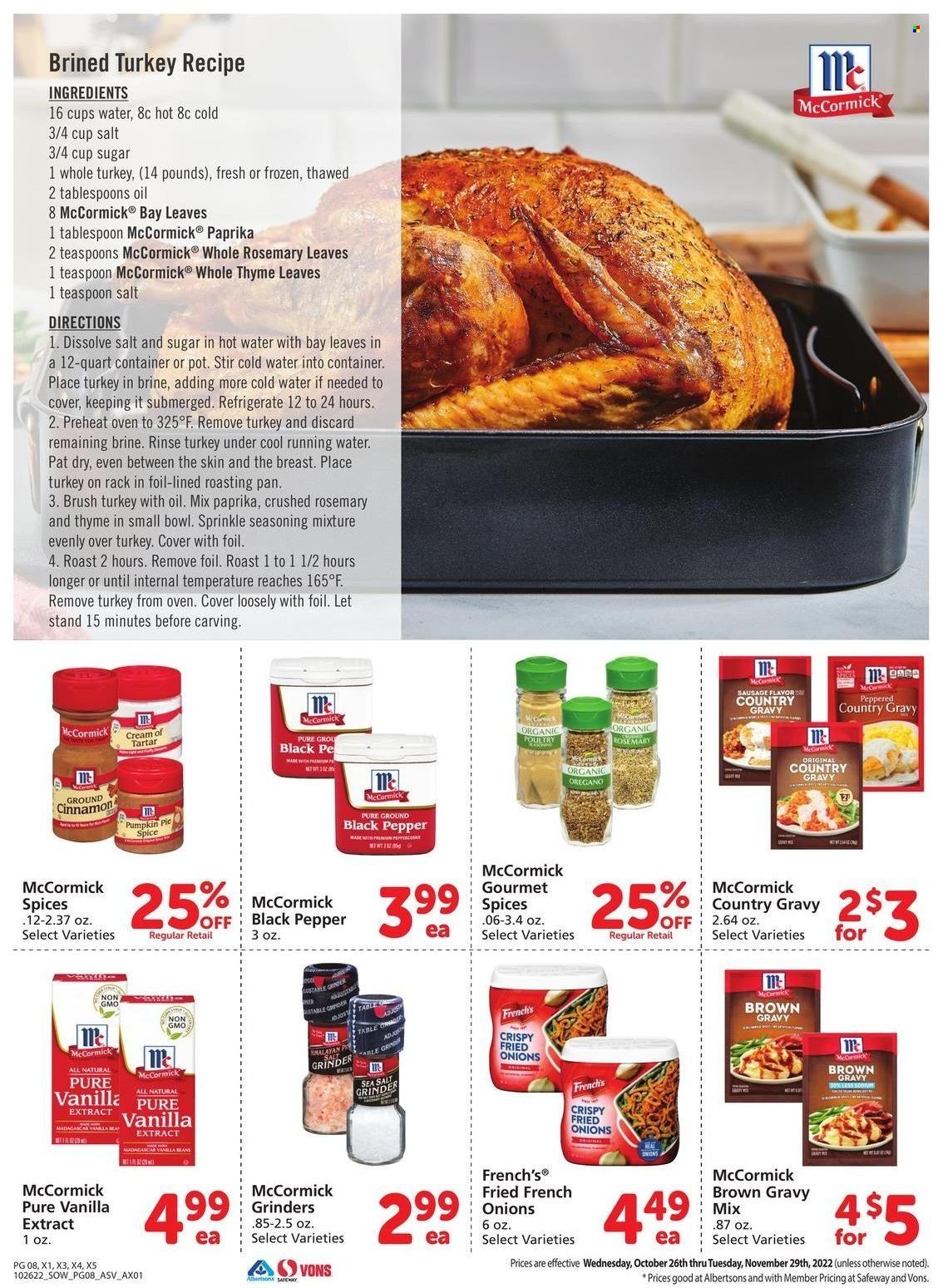 Safeway (AZ, CO, ID, MT, NE, NM) Weekly Ad Flyer Specials October 26 to November 29, 2022