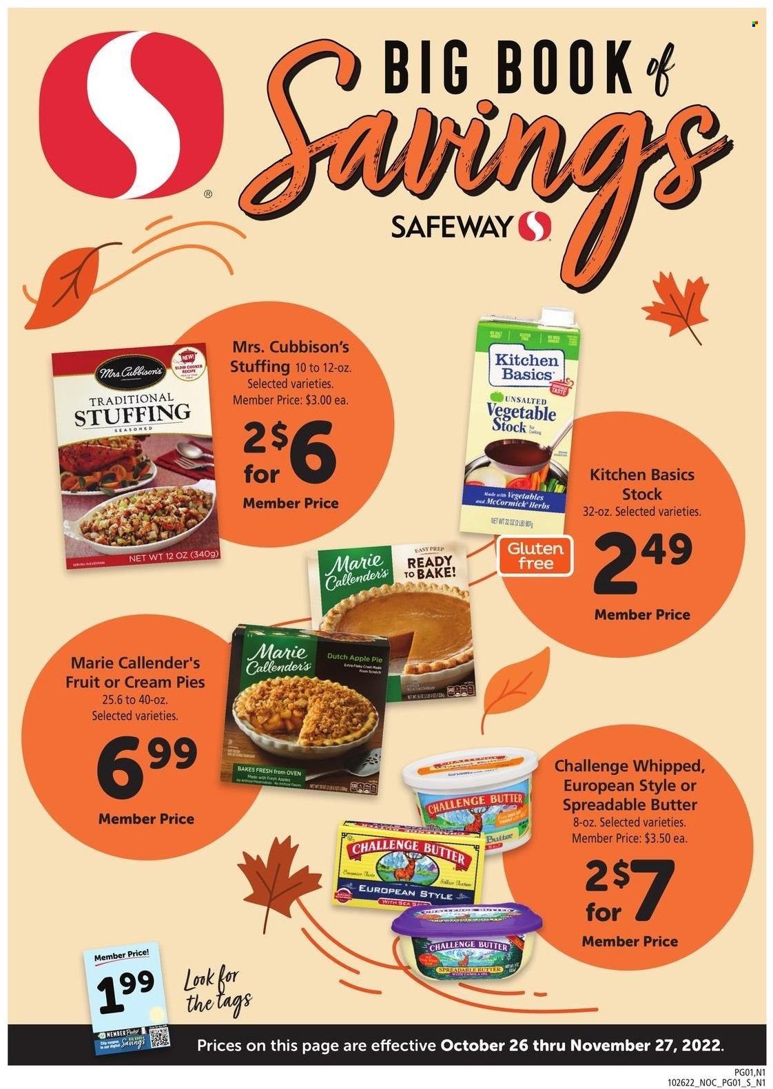 Safeway (CA, HI, OR, WA) Weekly Ad Flyer Specials October 26 to November 27, 2022