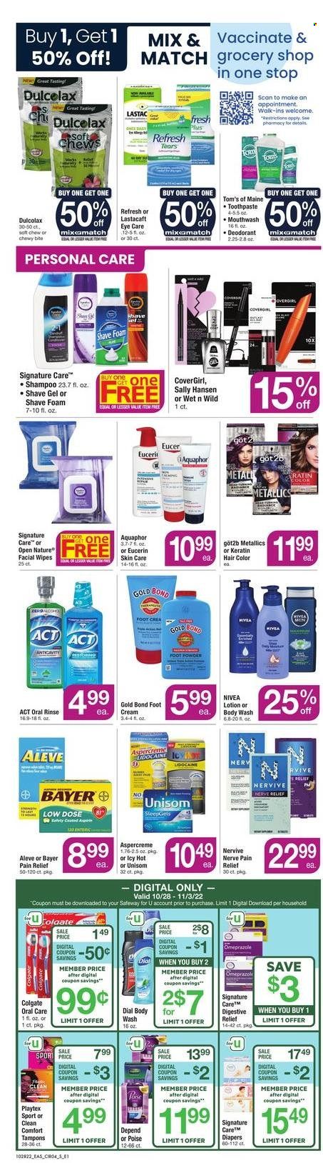 Safeway (MD, VA) Weekly Ad Flyer Specials October 28 to November 3, 2022