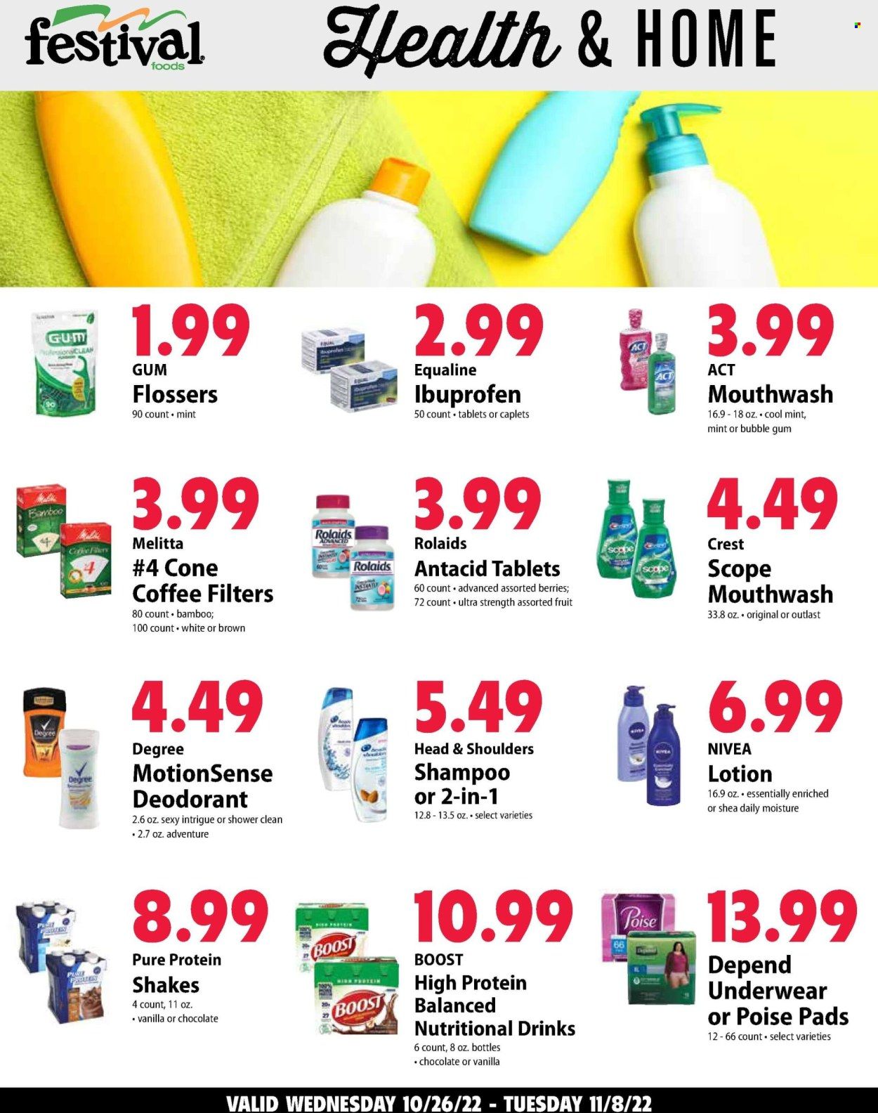 Festival Foods (WI) Weekly Ad Flyer Specials October 26 to November 1, 2022