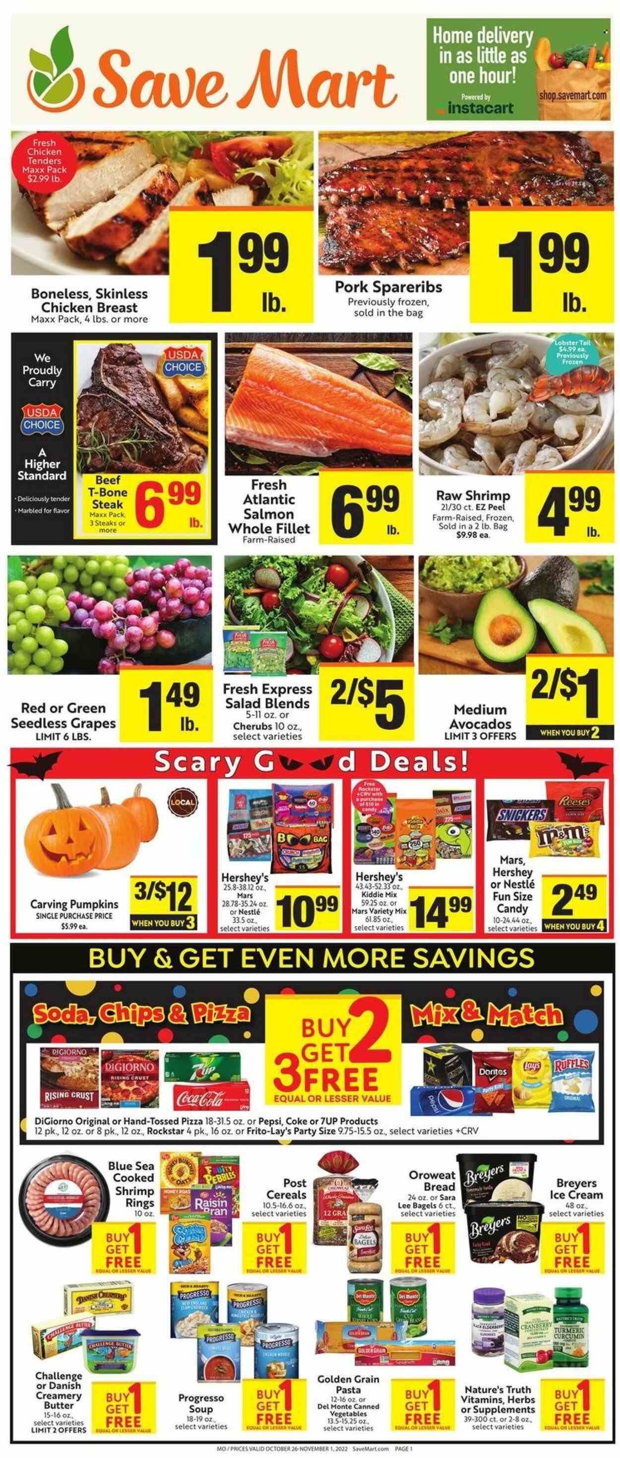 Save Mart (CA, NV) Weekly Ad Flyer Specials October 26 to November 1, 2022