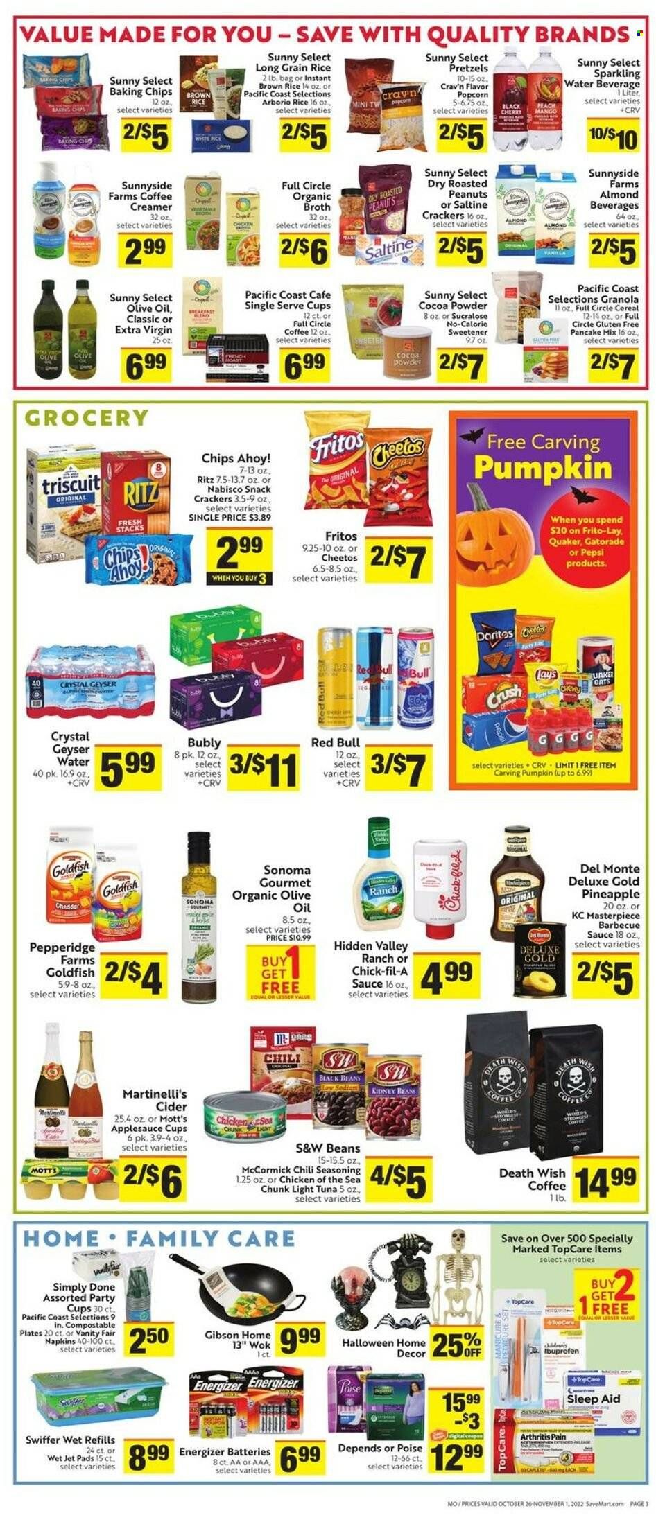 Save Mart (CA, NV) Weekly Ad Flyer Specials October 26 to November 1, 2022