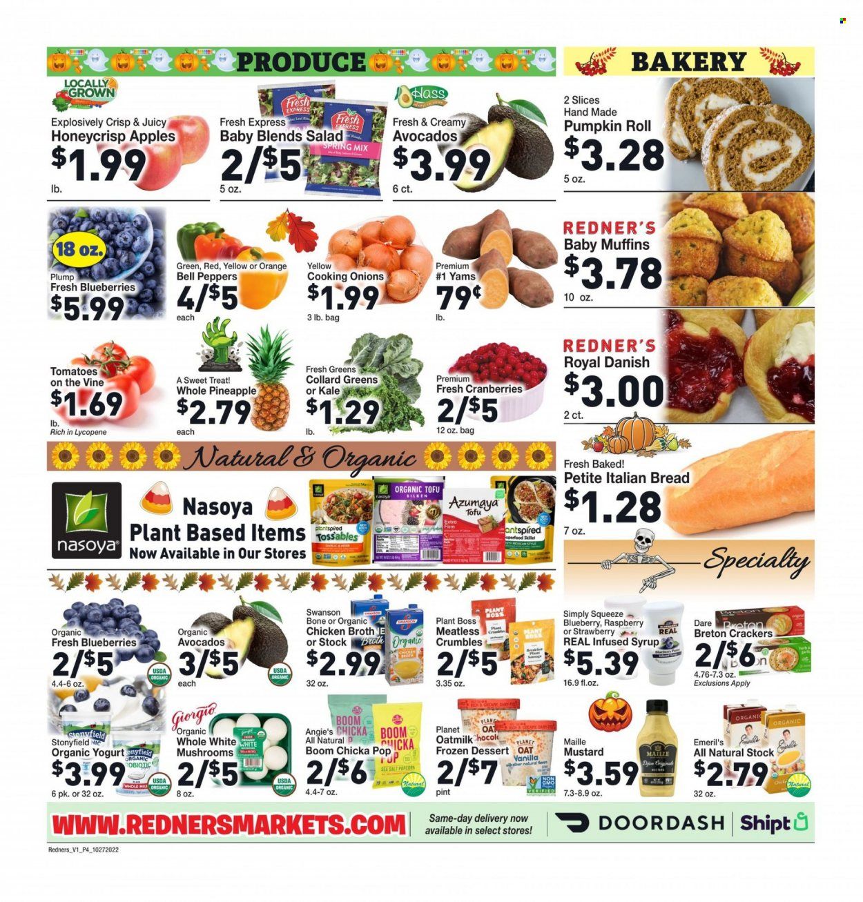 Redner's Markets (DE, MD, PA) Weekly Ad Flyer Specials October 27 to November 2, 2022