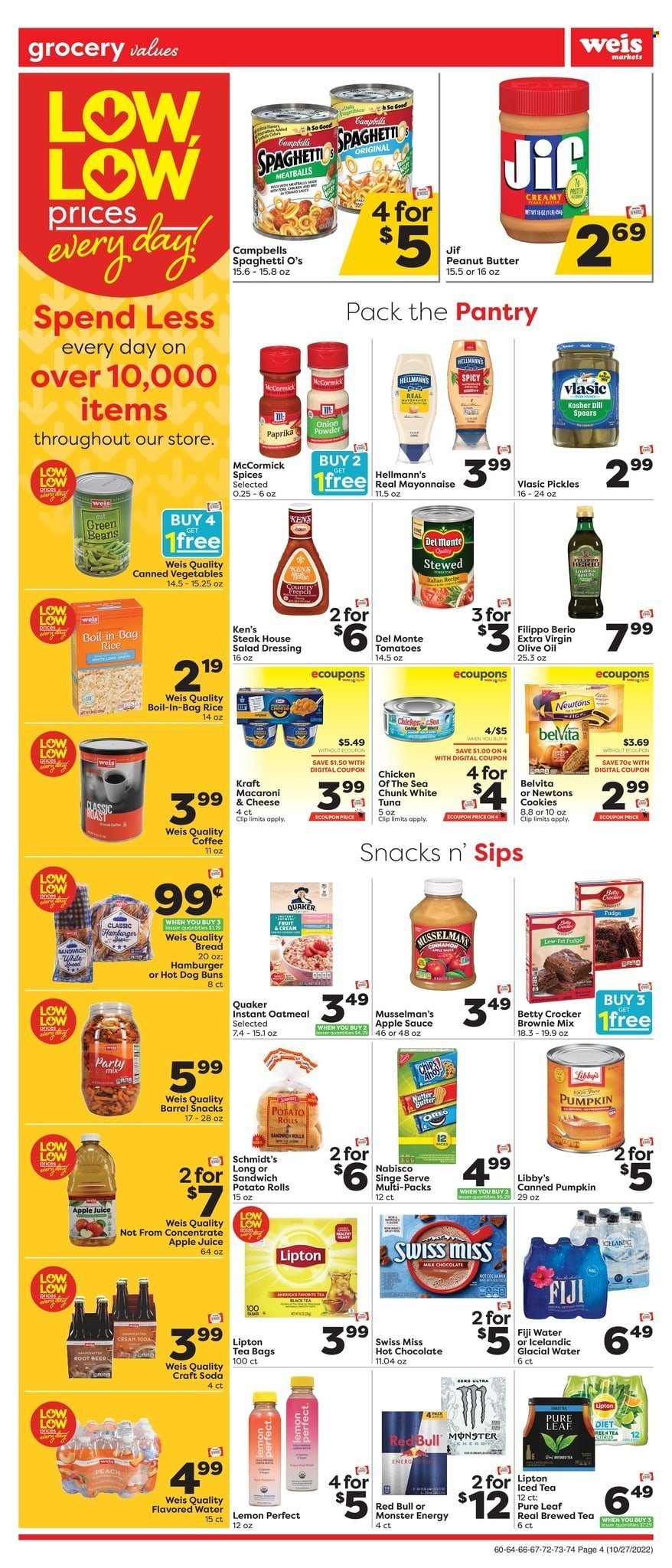 Weis (MD, NY, PA) Weekly Ad Flyer Specials October 27 to November 2, 2022