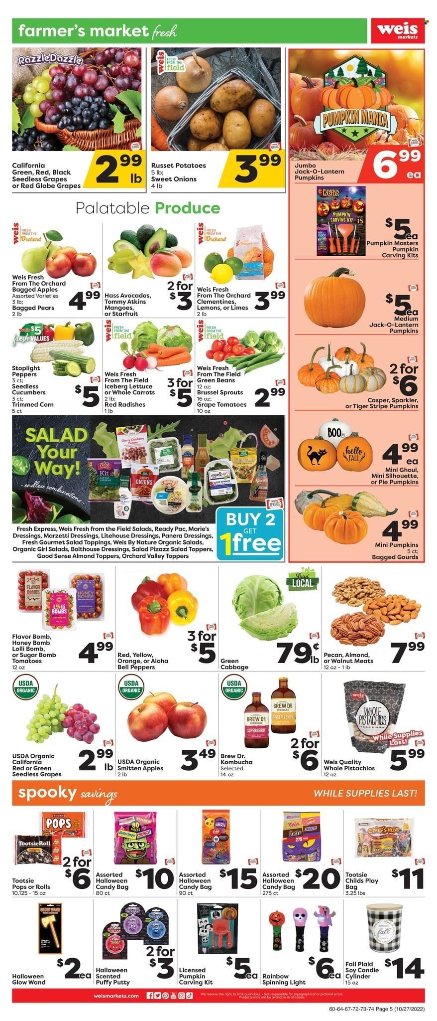 Weis (MD, NY, PA) Weekly Ad Flyer Specials October 27 to November 2, 2022