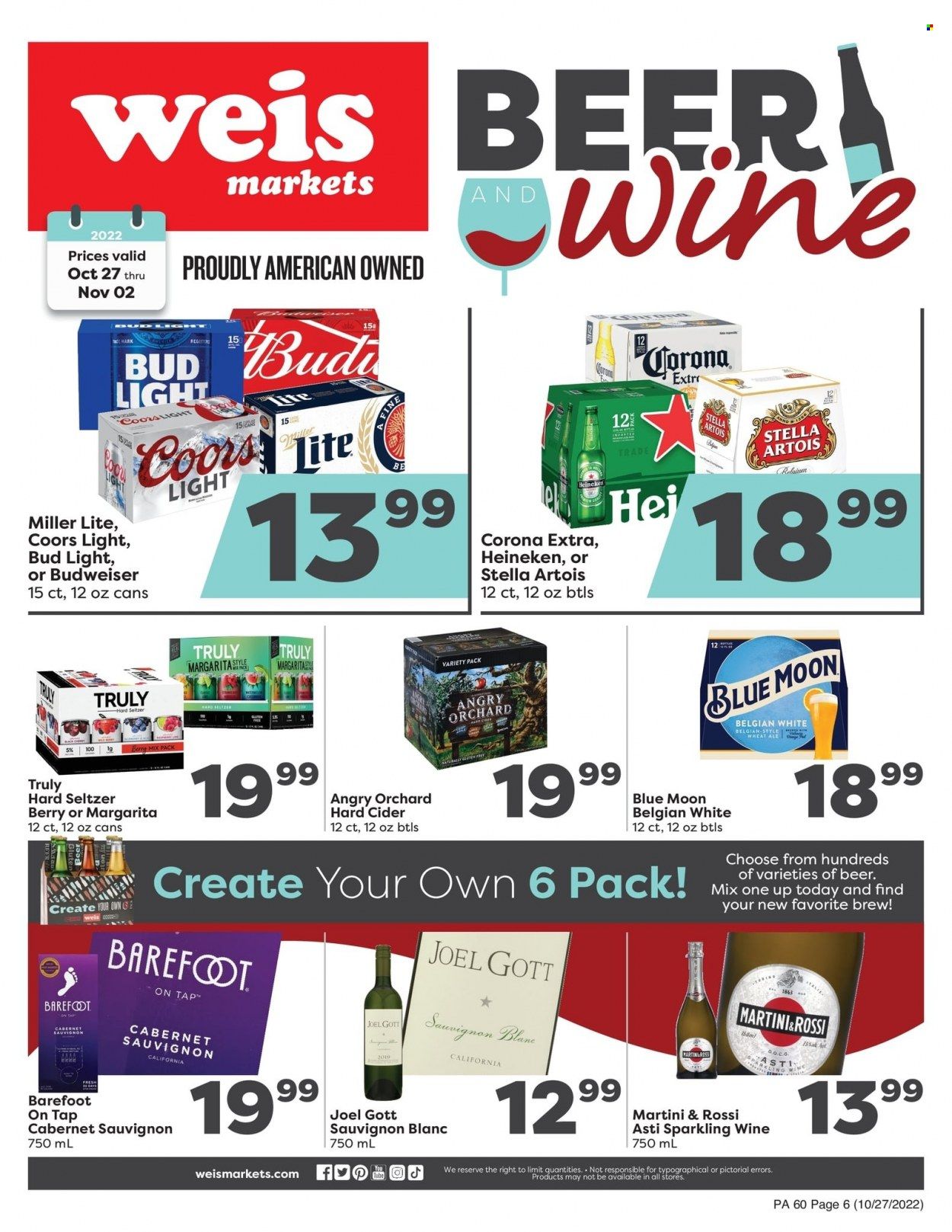 Weis (MD, NY, PA) Weekly Ad Flyer Specials October 27 to November 2, 2022