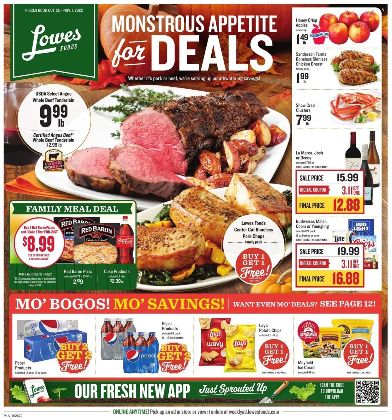 Lowes Foods (NC, SC) Weekly Ad Flyer Specials October 26 to November 1, 2022