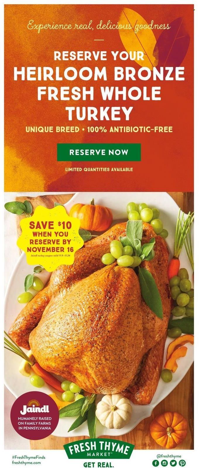 Fresh Thyme Weekly Ad Flyer Specials October 26 to November 1, 2022