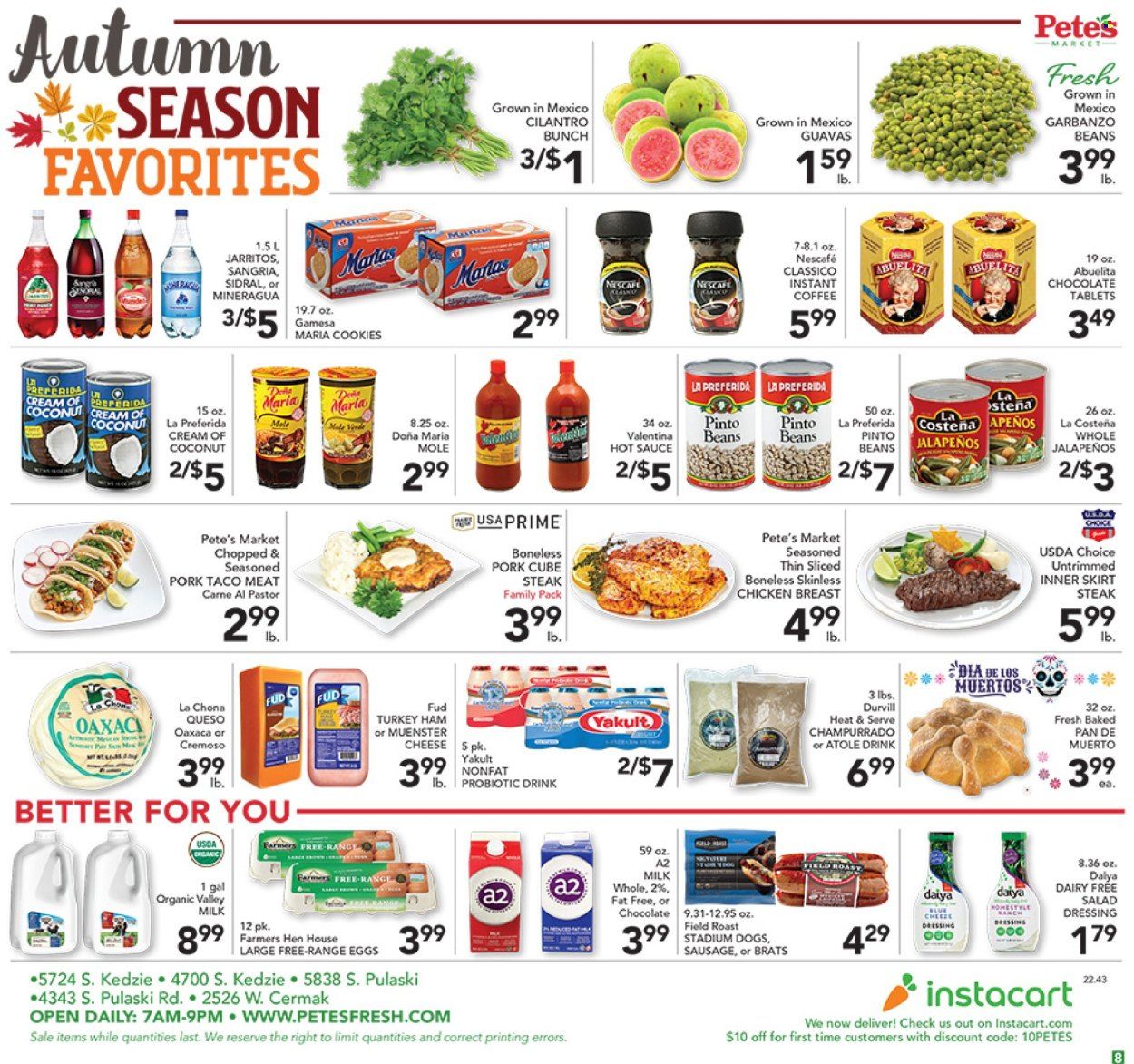 Pete's Fresh Market (IL) Weekly Ad Flyer Specials October 26 to November 1, 2022