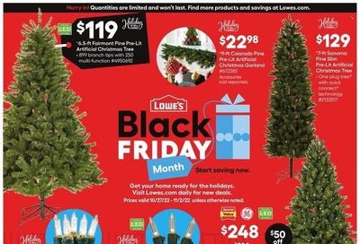 Lowe's Weekly Ad Flyer Specials October 27 to November 2, 2022