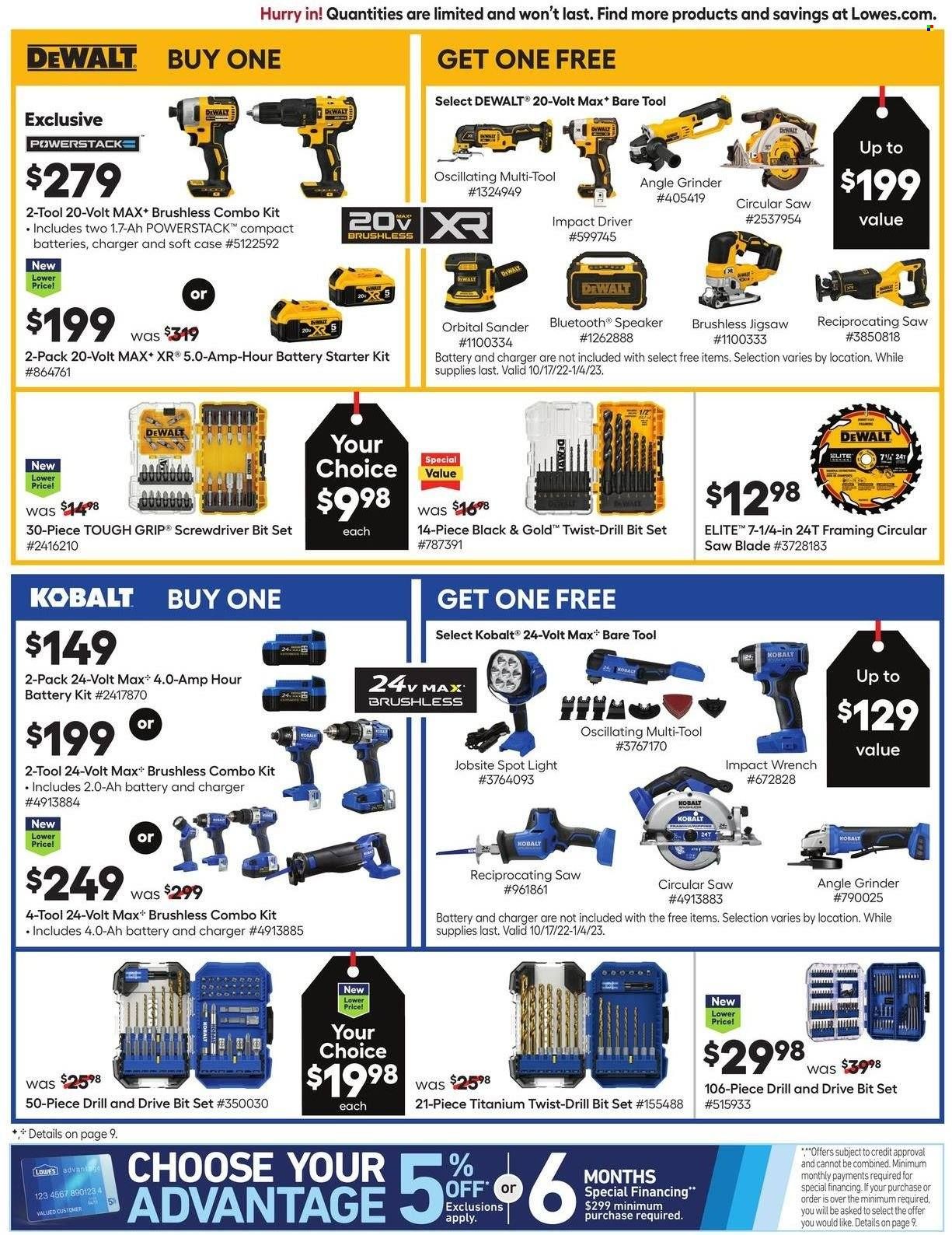 Lowe's Weekly Ad Flyer Specials October 27 to November 2, 2022