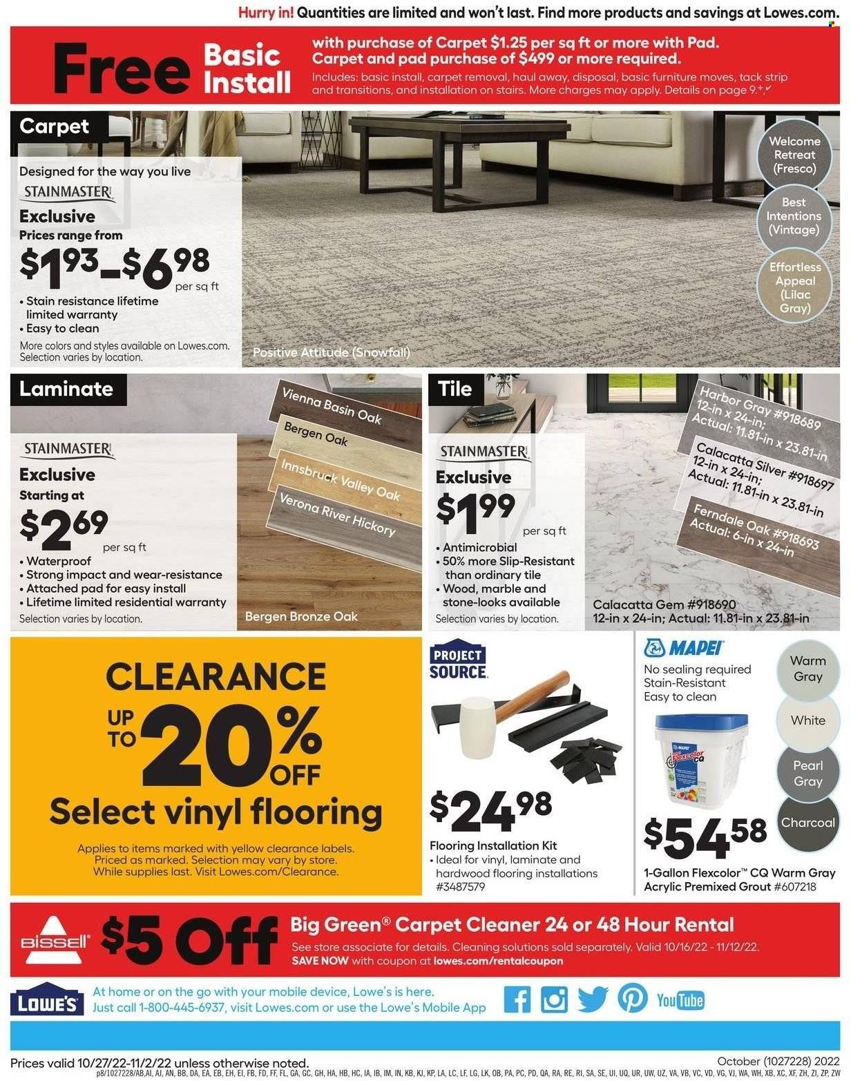 Lowe's Weekly Ad Flyer Specials October 27 to November 2, 2022