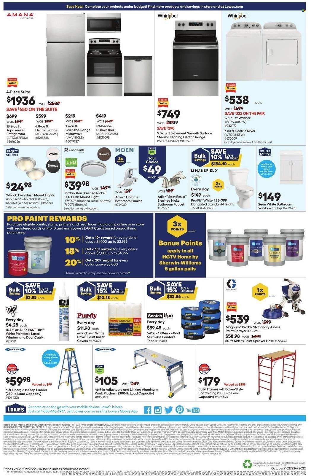 Lowe's Weekly Ad Flyer Specials October 27 to November 16, 2022