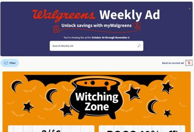 Walgreens Weekly Ad Flyer Specials October 30 to November 5, 2022