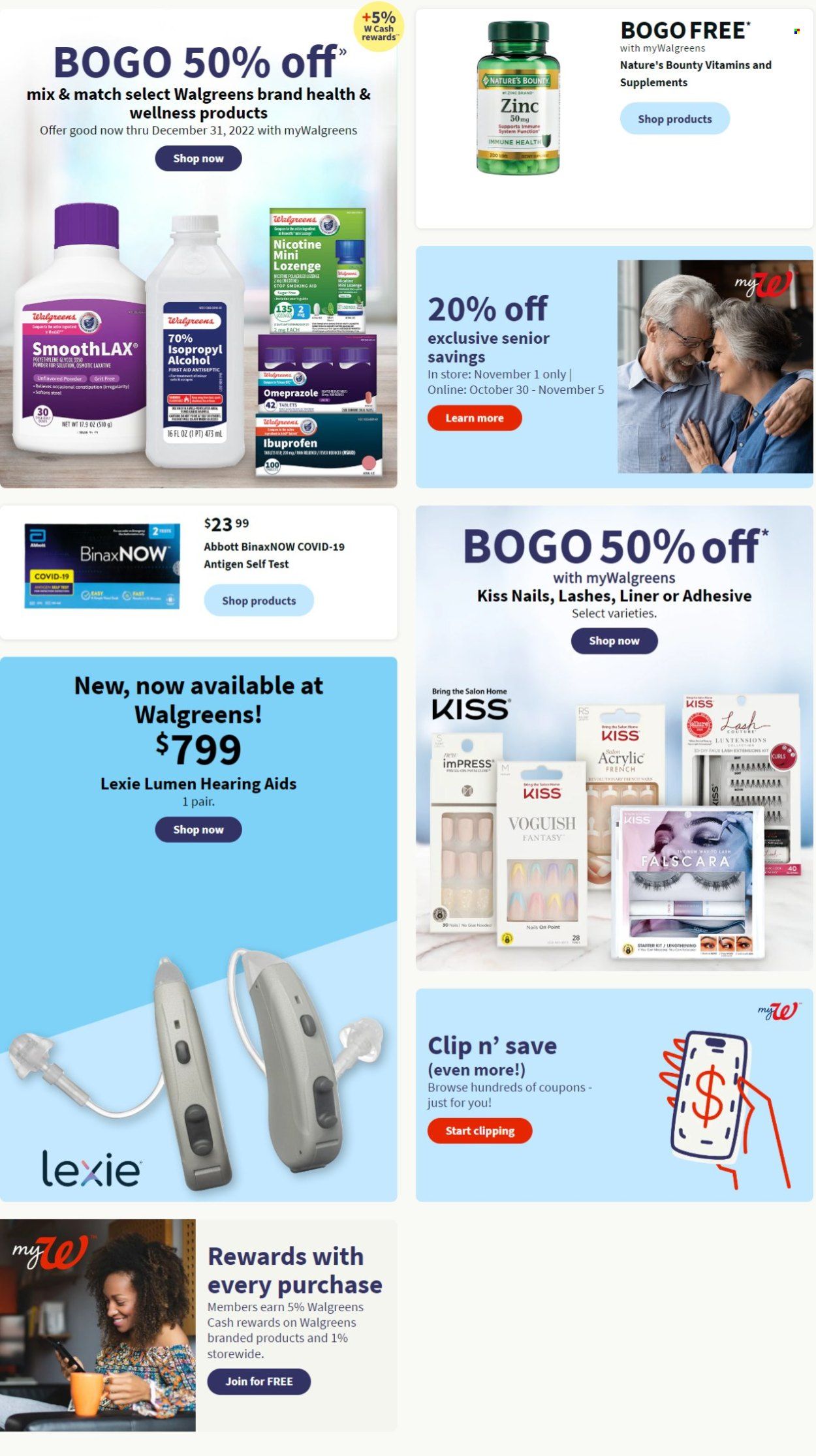 Walgreens Weekly Ad Flyer Specials October 30 to November 5, 2022