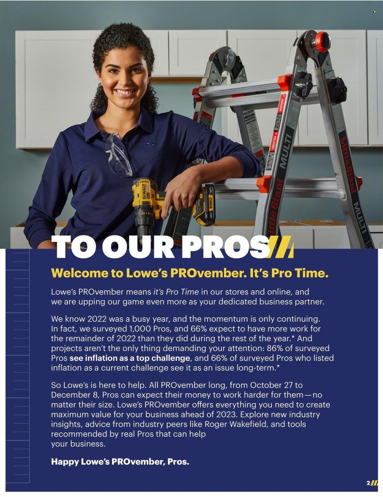 Lowe's Weekly Ad Flyer Specials October 27 to December 8, 2022