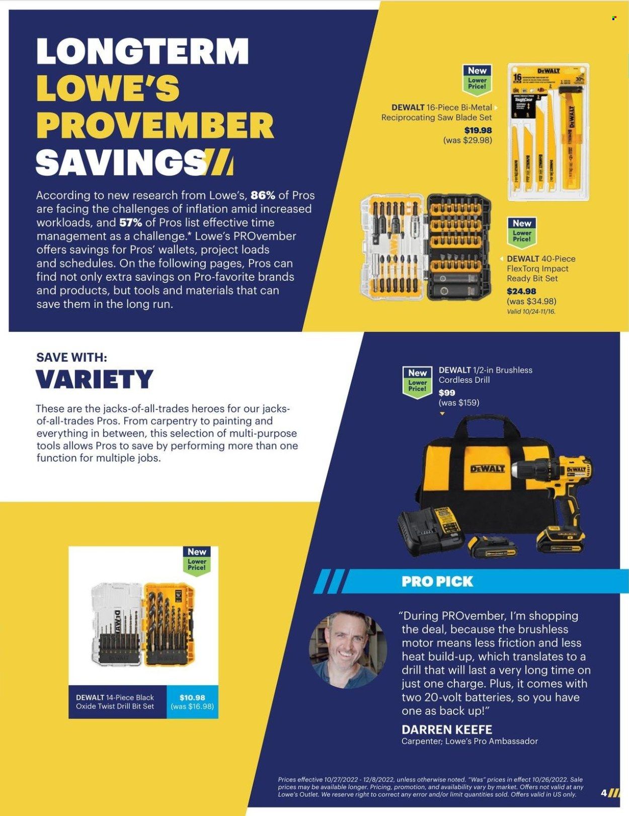 Lowe's Weekly Ad Flyer Specials October 27 to December 8, 2022