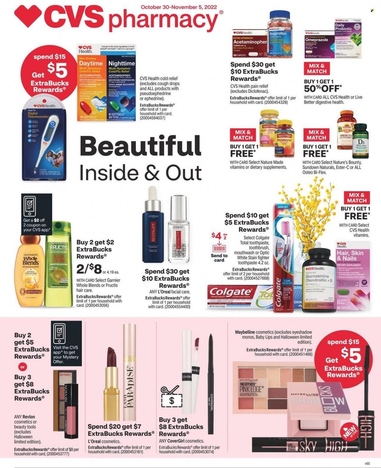 CVS Pharmacy Weekly Ad Flyer Specials October 30 to November 5, 2022