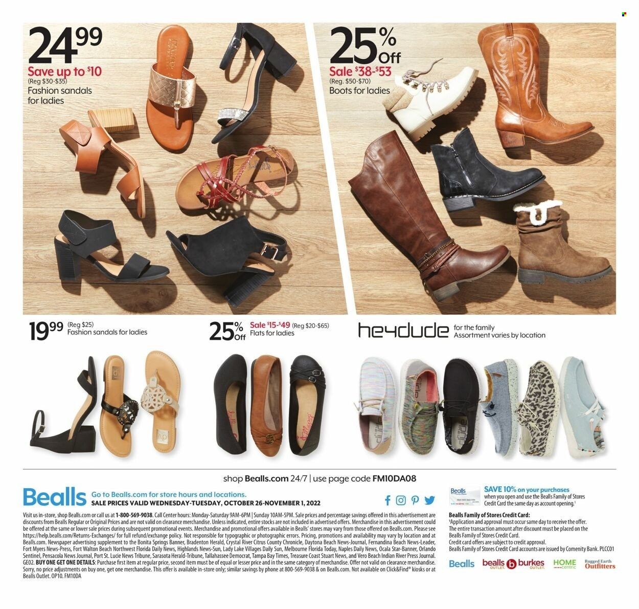 Bealls Florida (FL) Weekly Ad Flyer Specials October 26 to November 1, 2022