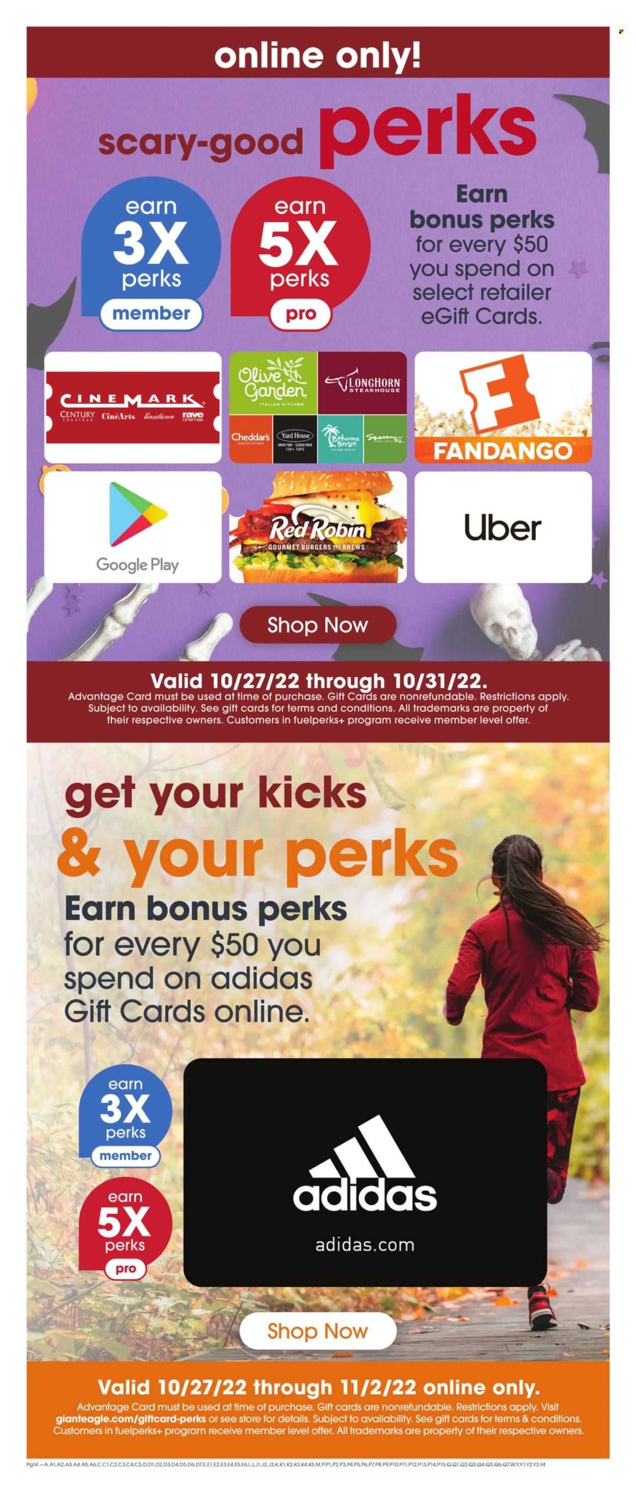 Giant Eagle (OH, PA) Weekly Ad Flyer Specials October 27 to November 2, 2022