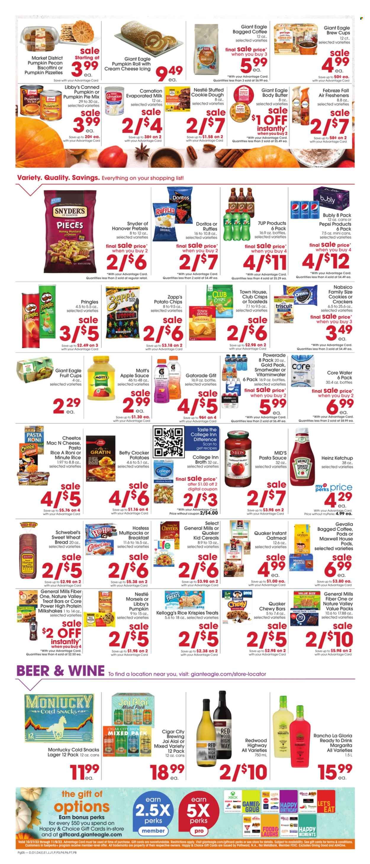Giant Eagle (OH, PA) Weekly Ad Flyer Specials October 27 to November 2, 2022