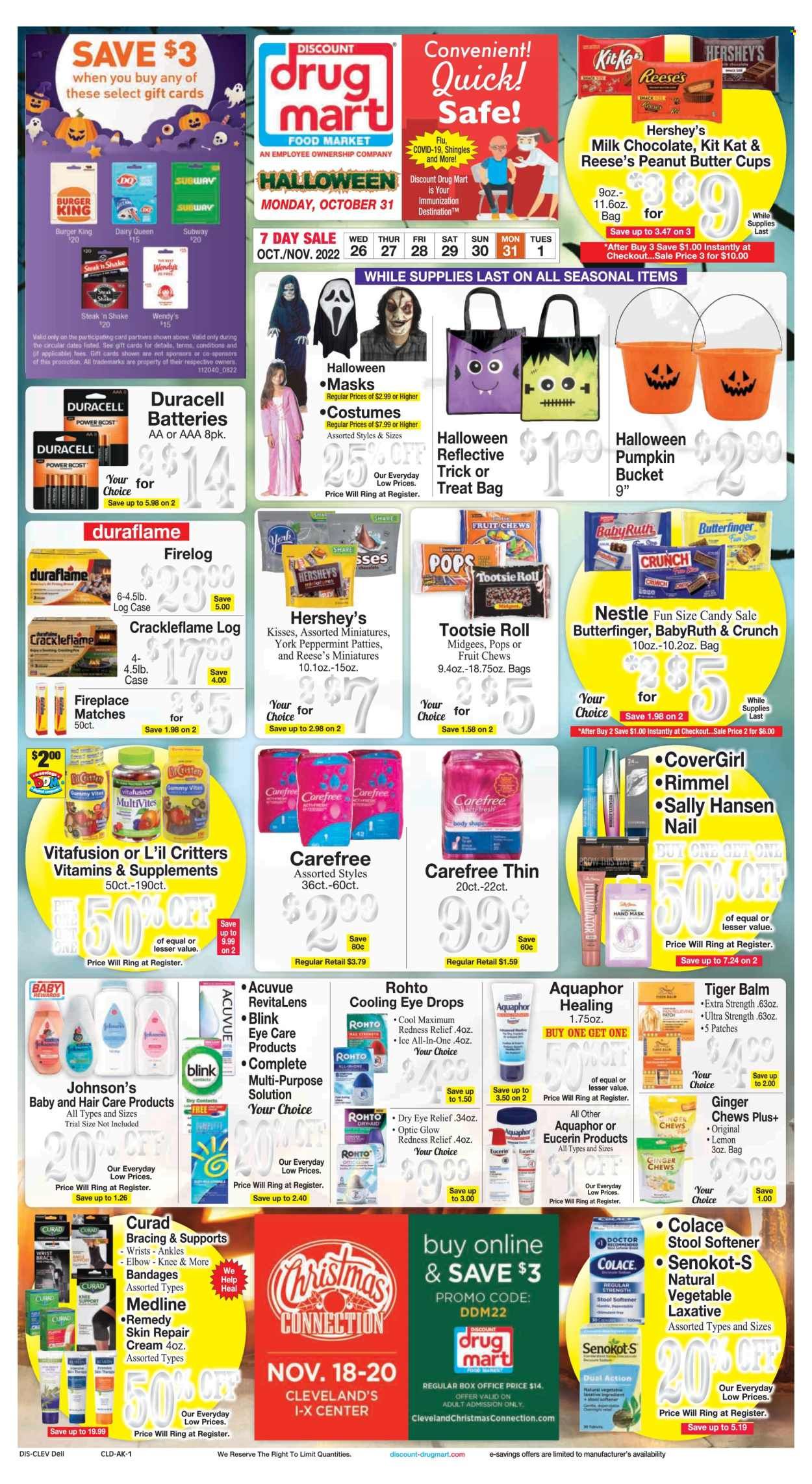 Discount Drug Mart (OH) Weekly Ad Flyer Specials October 26 to November 1, 2022