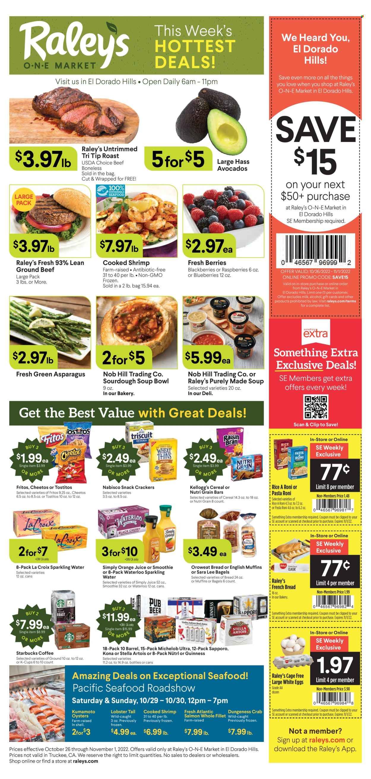 Raley's (CA) Weekly Ad Flyer Specials October 26 to November 1, 2022