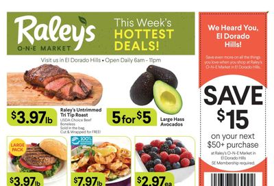Raley's (CA) Weekly Ad Flyer Specials October 26 to November 1, 2022