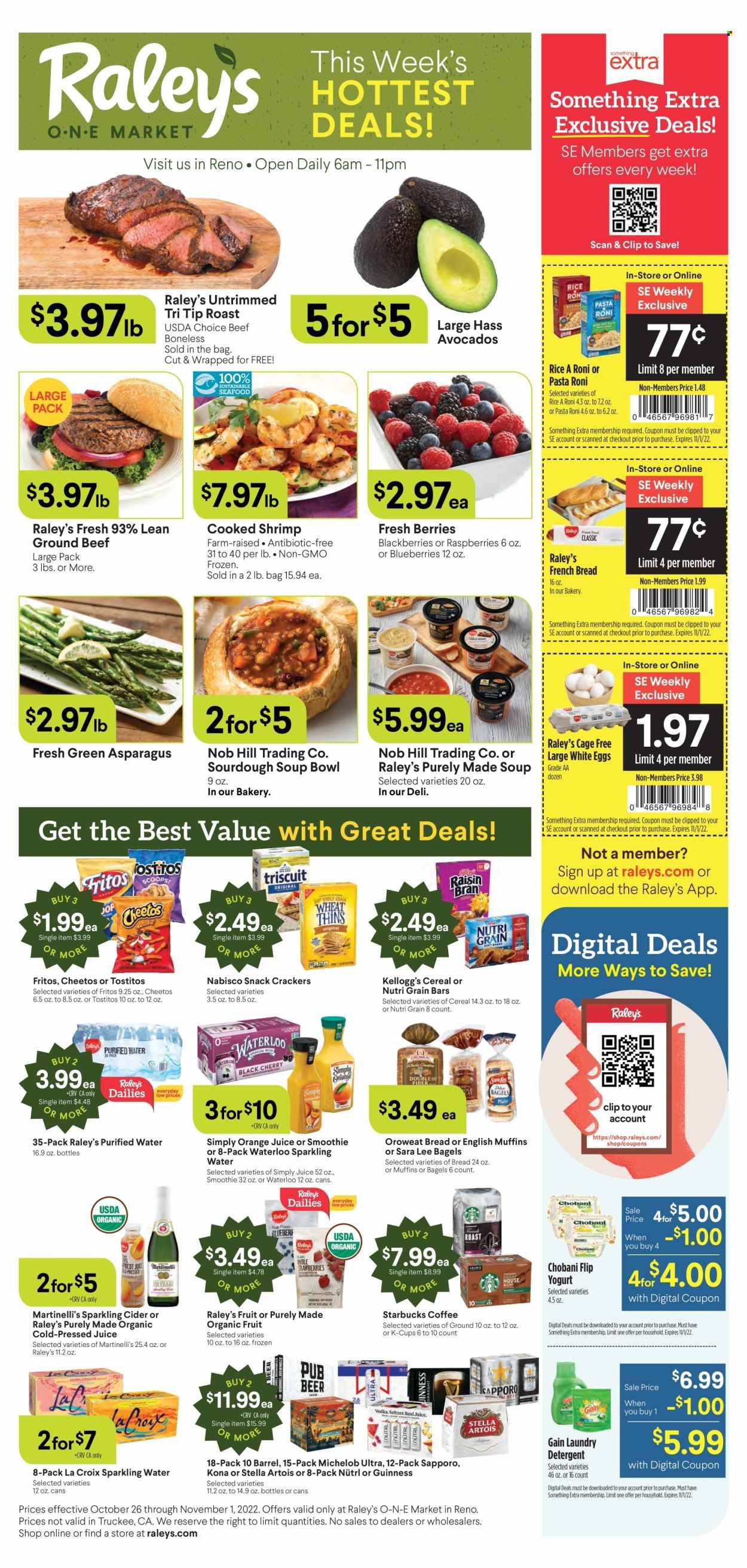 Raley's (NV) Weekly Ad Flyer Specials October 26 to November 1, 2022