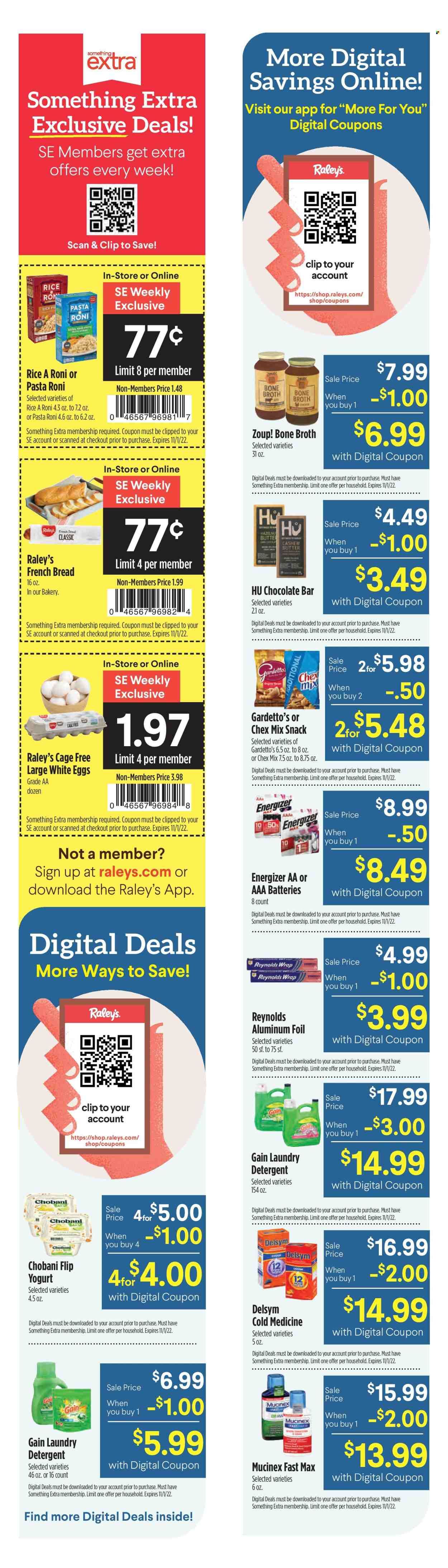 Raley's (CA, NV) Weekly Ad Flyer Specials October 26 to November 1, 2022