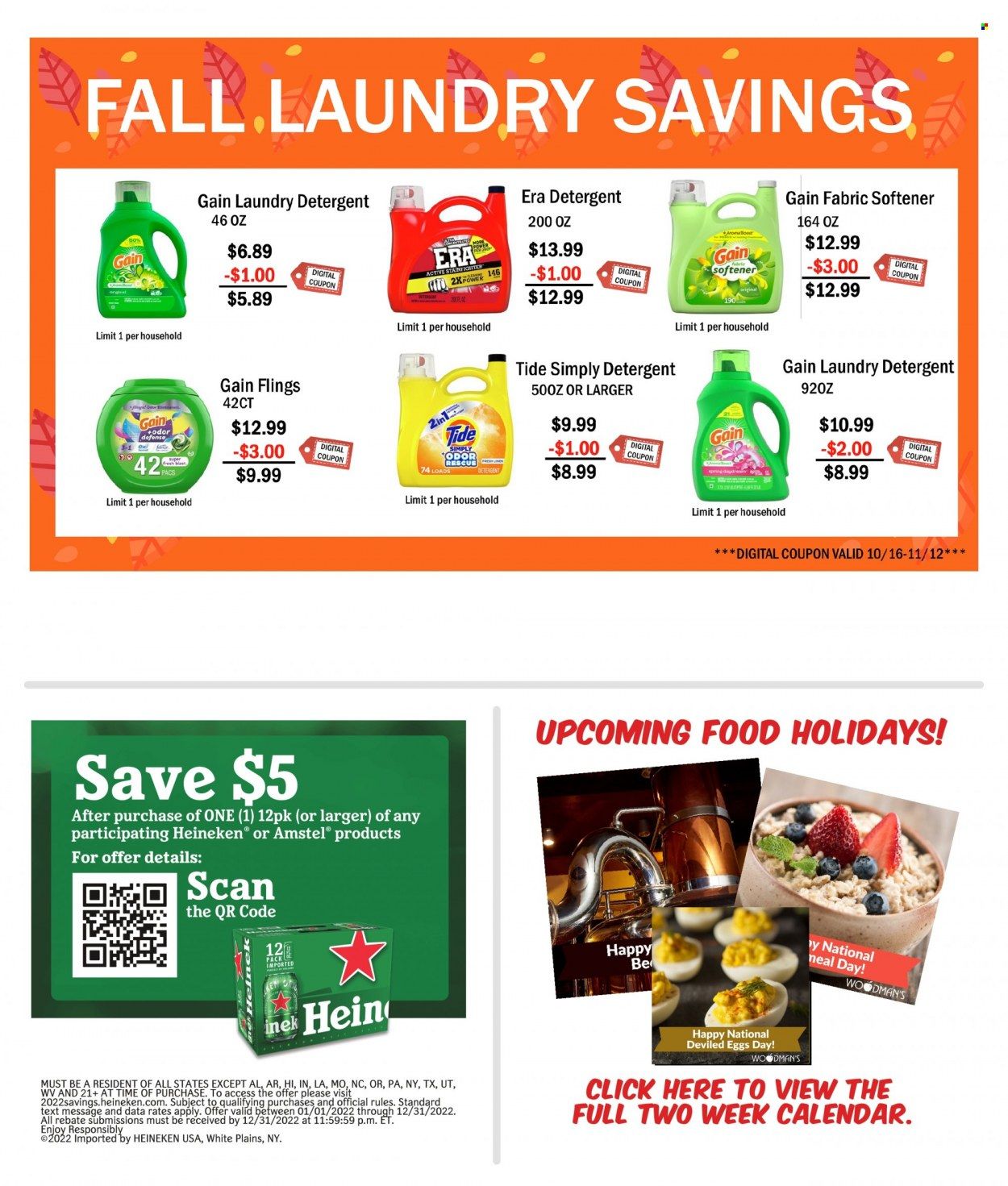 Woodman's Markets (IL, WI) Weekly Ad Flyer Specials October 27 to November 2, 2022