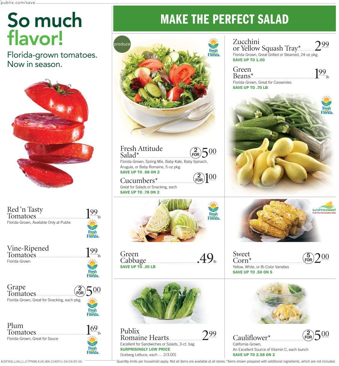 Publix Weekly Ad & Flyer April 16 to 22