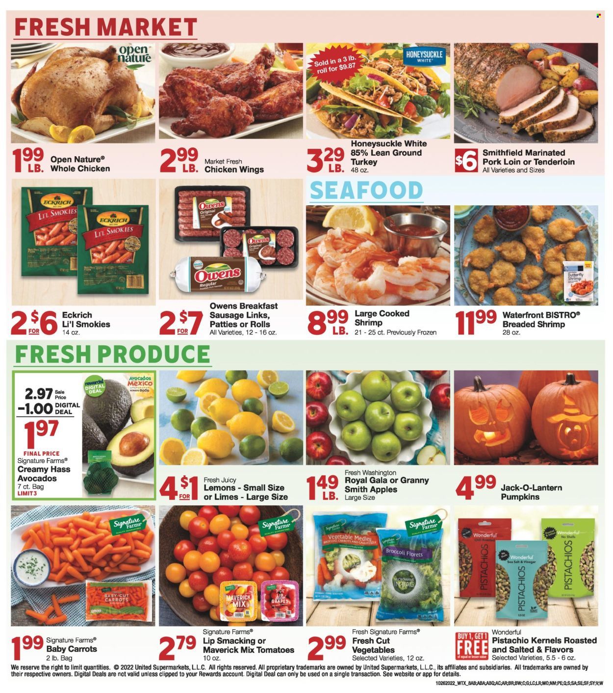 United Supermarkets (TX) Weekly Ad Flyer Specials October 26 to November 1, 2022