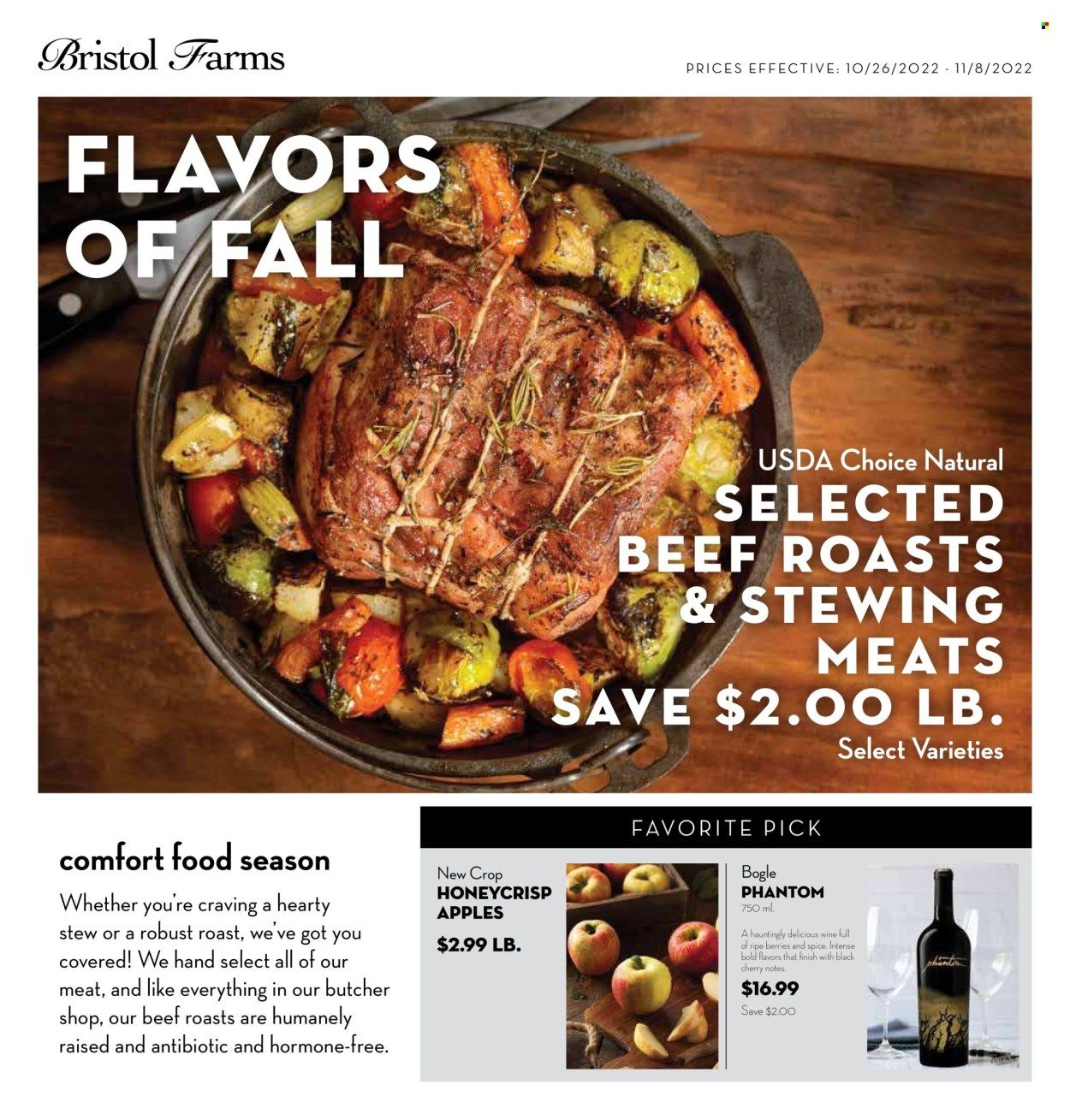 Bristol Farms (CA) Weekly Ad Flyer Specials October 26 to November 8, 2022