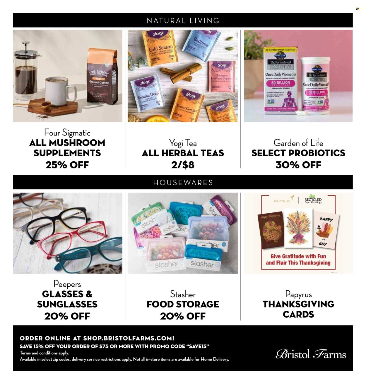 Bristol Farms (CA) Weekly Ad Flyer Specials October 26 to November 8, 2022
